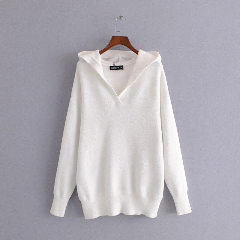 Women S Soft Solid Color Knitted Sweater Women